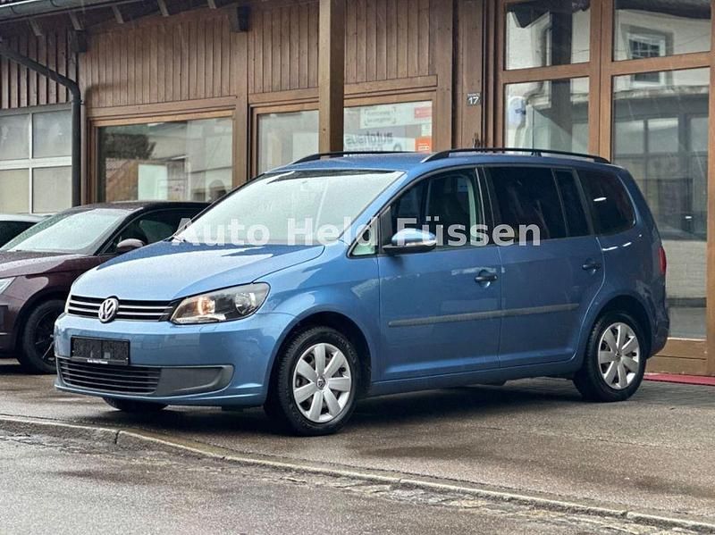 Gebraucht VW Touran Trendline 140 PS (102 kW) 2011 Blau Van / Kleinbus
