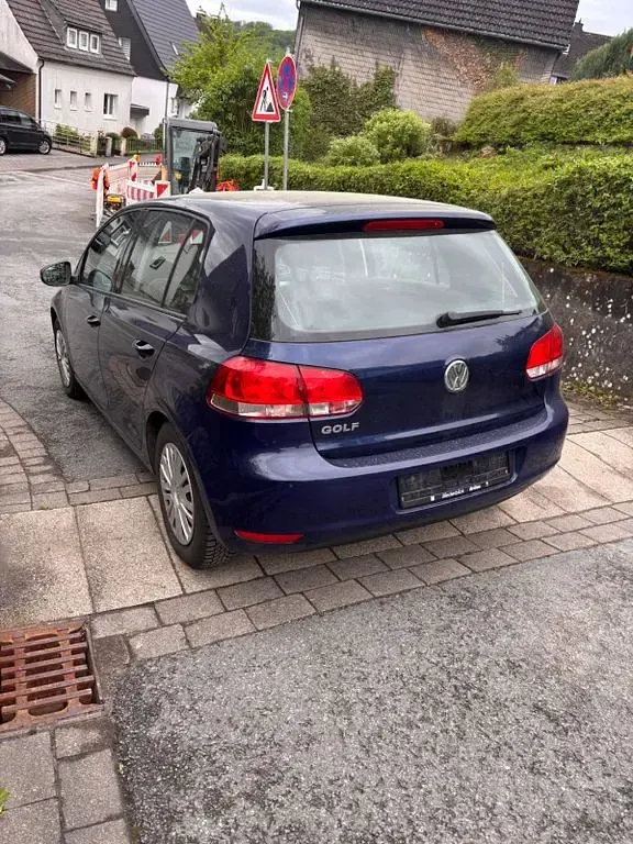 Usata VW Golf VI Team 80 CV (58 kW) 2010 Blu Utilitaria