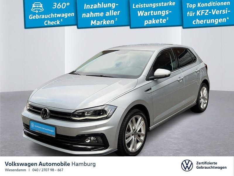 Reflexsilber metallic (metallic) Gebraucht 2021 VW Polo Highline Limousine | 19.750 € (Fairer Preis) - Bild 1/3