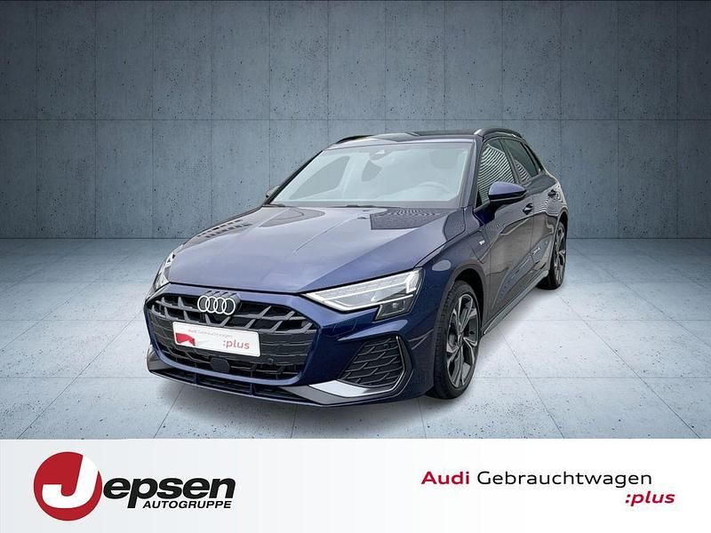 Navarrablau metallic Gebraucht 2025 Audi A3 Sportback e-tron S-Line Kleinwagen | 43.980 € - Bild 1/4