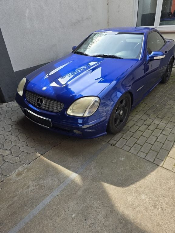 Blau Gebraucht 2000 Mercedes SLK200 Cabrio | 4.500 € (Superpreis) - Bild 1/4