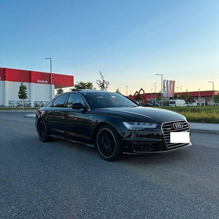 Schwarz Gebraucht 2015 Audi A6 S-Line Limousine | 12.880 € (Superpreis) - Bild 1/4
