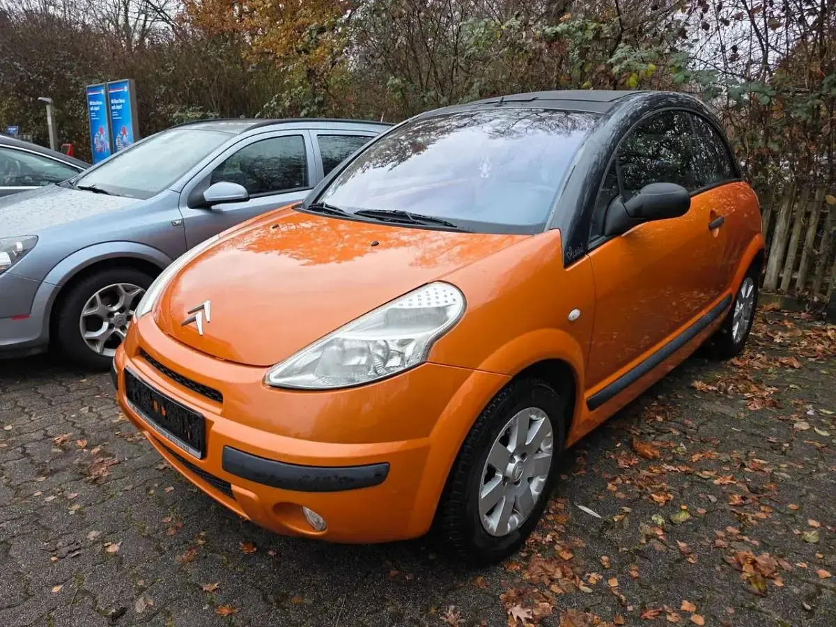 Usata Citroën C3 109 CV (80 kW) 2003 Arancione Cabrio
