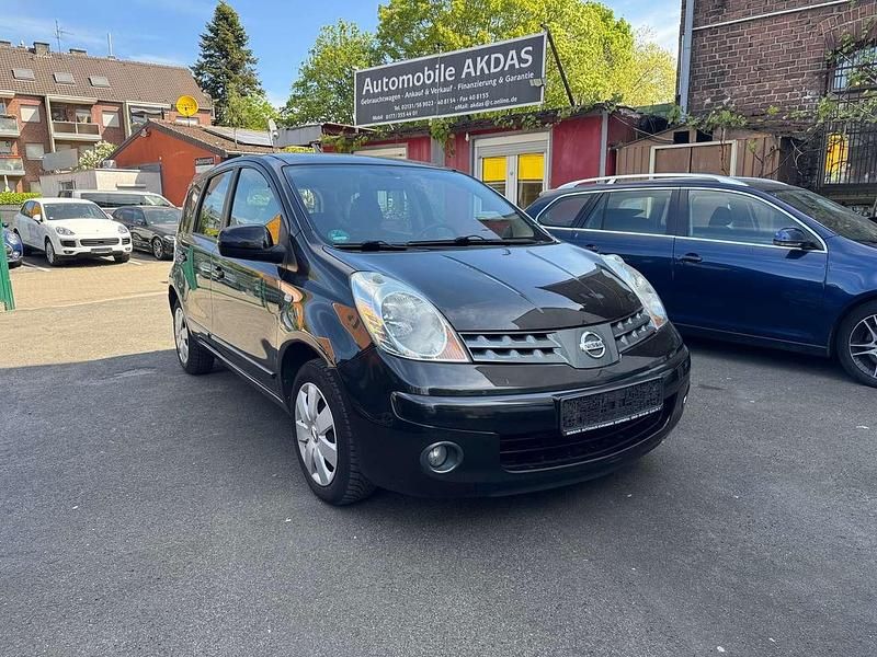 Gebraucht Nissan Note Visia 88 PS (64 kW) 2008 Schwarz Kleinwagen