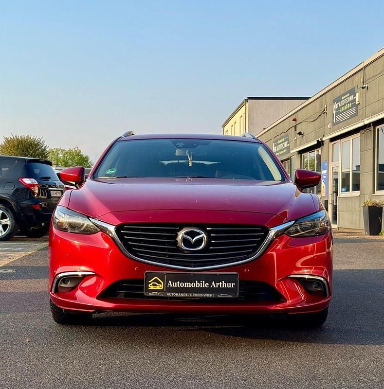 Gebraucht Mazda 6 150 PS (110 kW) 2016 Rot Kombi