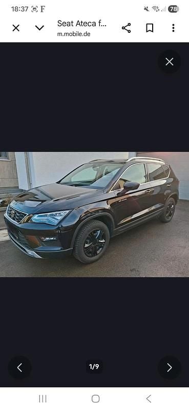 Usata Seat Ateca 150 CV (110 kW) 2019 Nero SUV