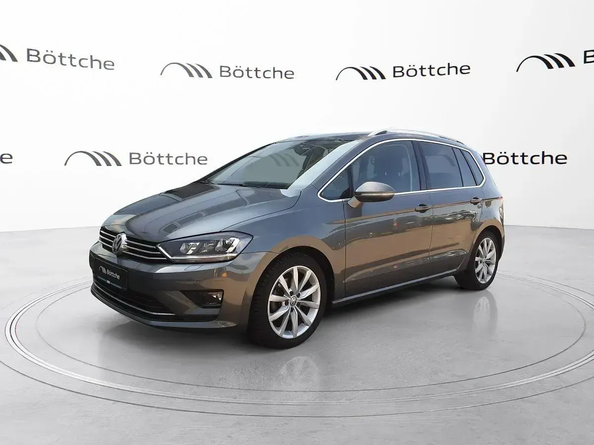 Gebraucht VW Golf Sportsvan Highline 150 PS (110 kW) 2018 Indiumgrau metallic Van / Kleinbus