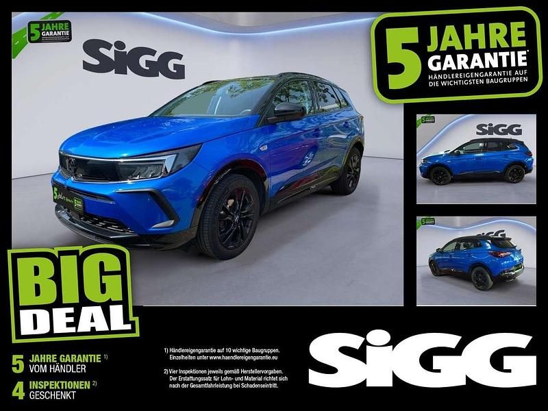 Kobalt blau (metallic) Gebraucht 2022 Opel Grandland X GS Line SUV | 16.980 € (Fairer Preis) - Bild 1/4