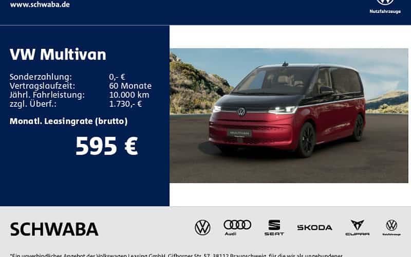 Schwarz Neu 2025 VW Multivan Life Van | 76.480 € - Bild 1/4