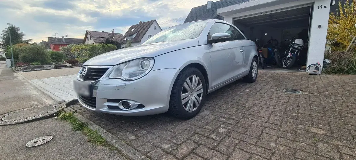 Gebraucht VW Eos 160 PS (117 kW) 2009 Silber Cabrio