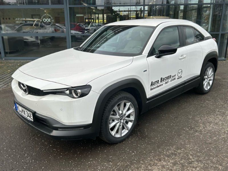 Weiß Gebraucht 2023 Mazda MX30 Exclusive-Line SUV | 25.990 € - Bild 1/4