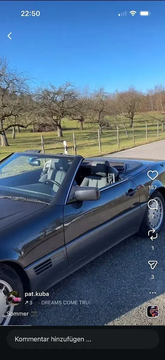 Gebraucht Mercedes SL320 231 PS (169 kW) 1994 Schwarz Cabrio