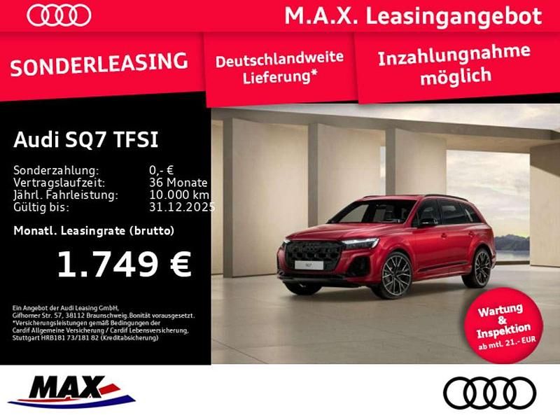 Chilirot metallic Neu 2025 Audi SQ7 Sport SUV | 134.480 € (Teuer) - Bild 1/3