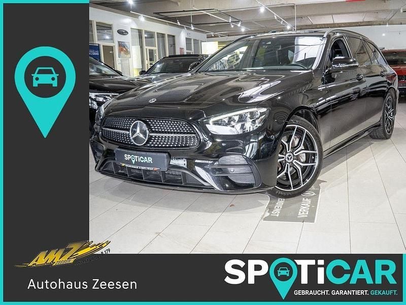 Schwarz Gebraucht 2021 Mercedes E200 AMG line Limousine | 30.850 € (Superpreis) - Bild 1/4