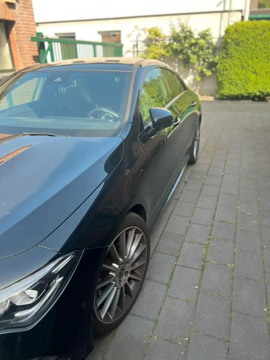 Gebraucht Mercedes CLA200 AMG line 2021 Schwarz Coupé