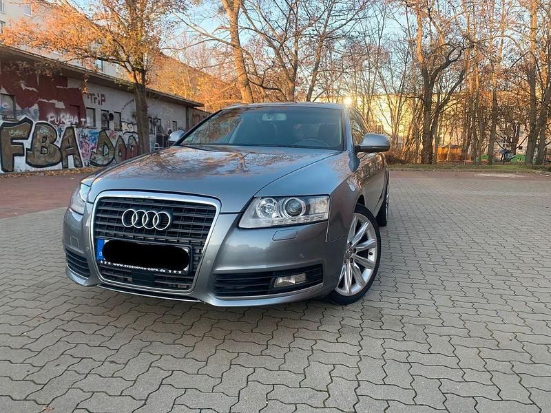 Grau Gebraucht 2009 Audi A6 Sport Limousine | 7.297 € - Bild 1/4