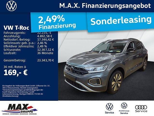 Indiumgrau metallic Gebraucht 2025 VW T-Roc Goal SUV | 22.239 € (Fairer Preis) - Bild 1/3