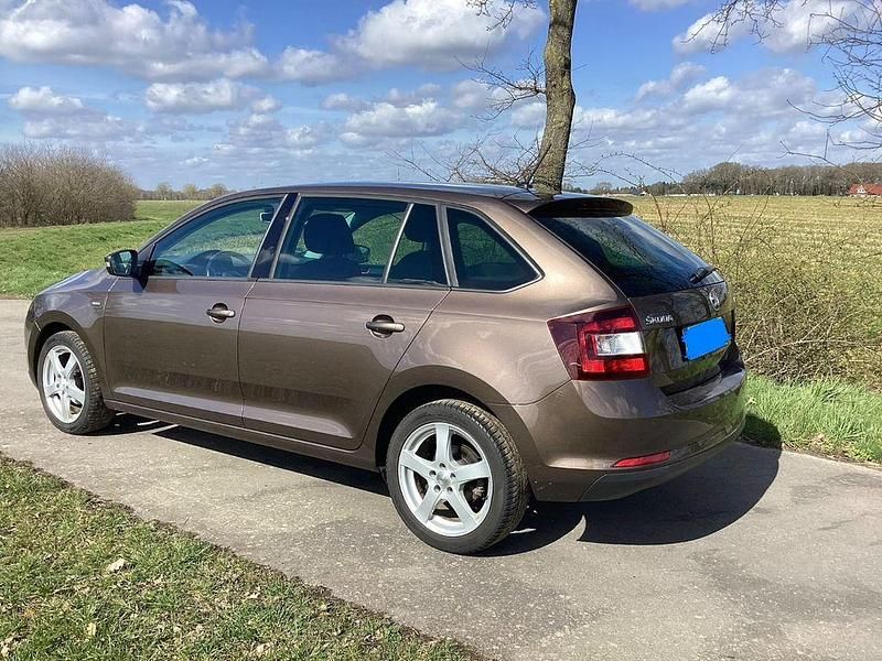 Gebraucht Skoda Rapid Clever 95 PS (69 kW) 2018 Braun Kleinwagen