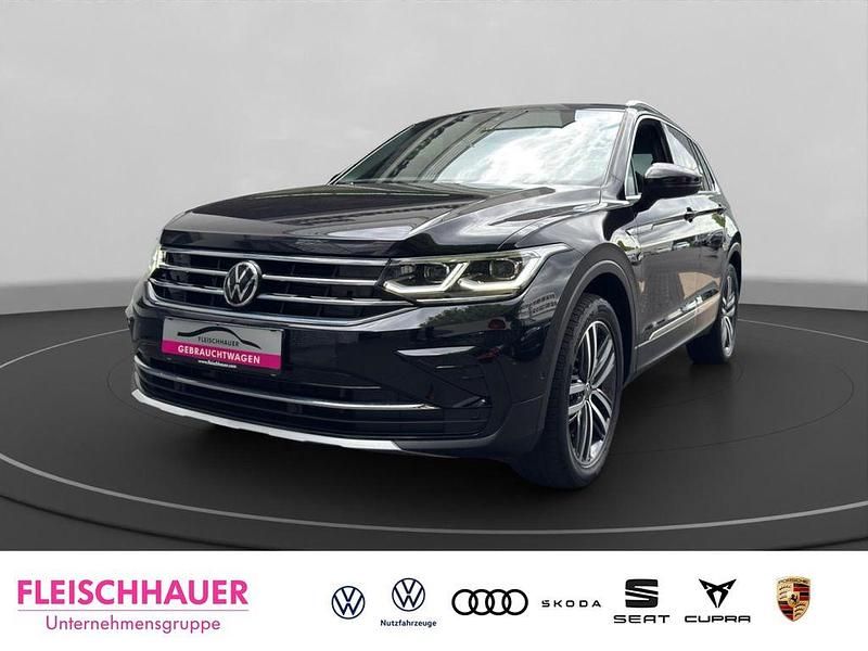 Schwarz Gebraucht 2021 VW Tiguan Elegance SUV | 30.990 € (Fairer Preis) - Bild 1/4