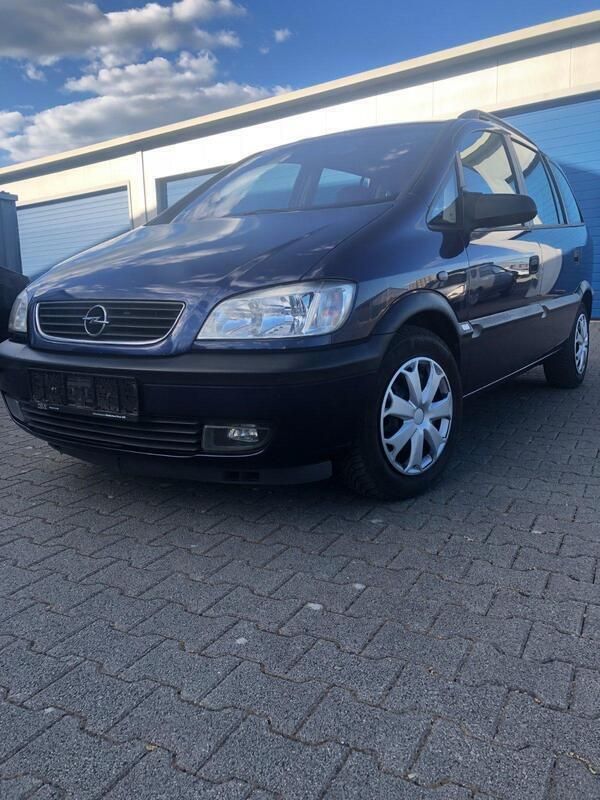 Blau Gebraucht 2002 Opel Zafira Van / Kleinbus | 2.200 € (Fairer Preis) - Bild 1/4