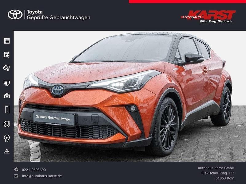 Infernoorange metallic / dach schwarz Gebraucht 2020 Toyota C-HR Basis SUV | 21.885 € (Fairer Preis) - Bild 1/4