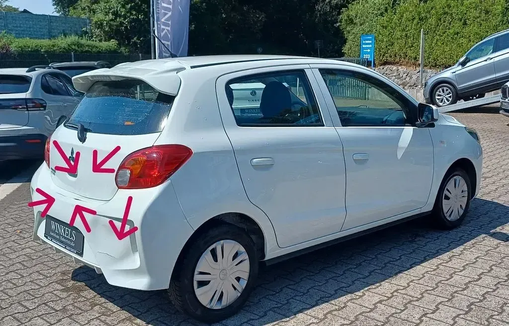 Gebraucht Mitsubishi Space Star Select 71 PS (52 kW) 2023 Weiß Kleinwagen
