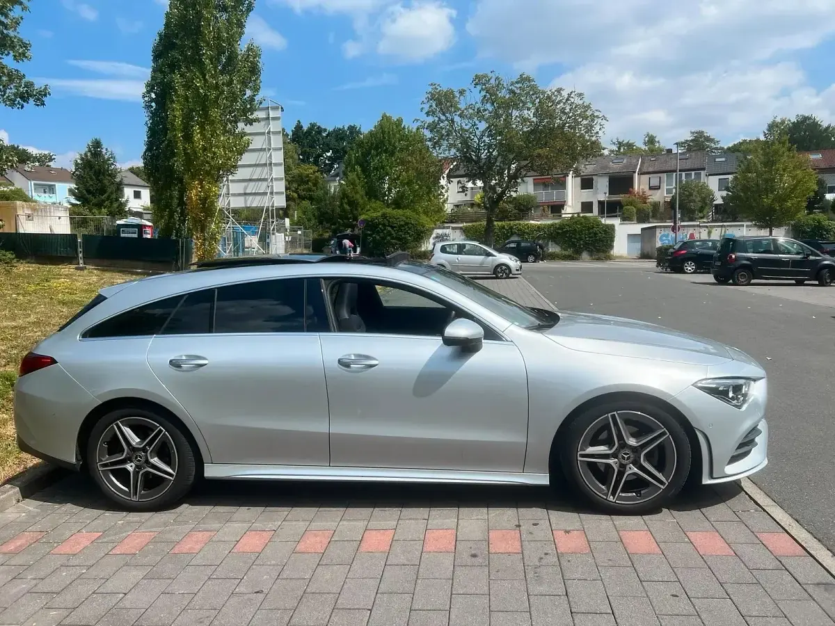 Gebraucht Mercedes CLA200 AMG line 150 PS (110 kW) 2022 Silber Coupé