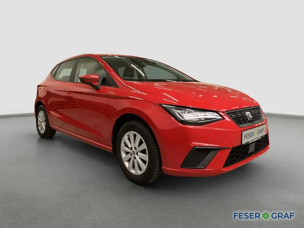 Gebraucht Seat Ibiza Style 95 PS (69 kW) 2022 Pure rot Kleinwagen