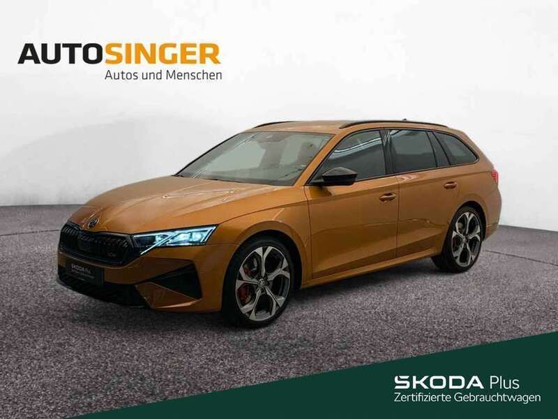 Phoenixorange metallic Gebraucht 2024 Skoda Octavia RS Kombi | 38.720 € (Guter Preis) - Bild 1/4