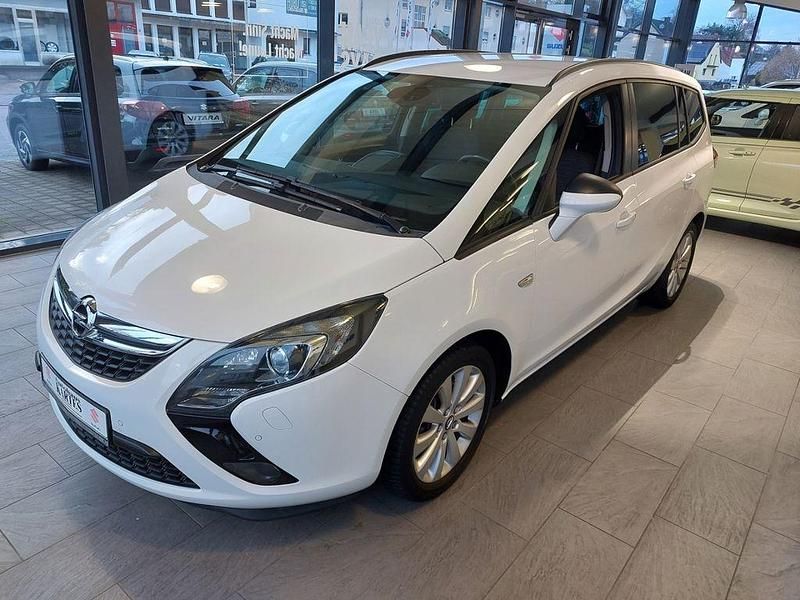 Gebraucht Opel Zafira Tourer Style 140 PS (102 kW) 2015 Schneeweiss/olympic/summit whi Van / Kleinbus