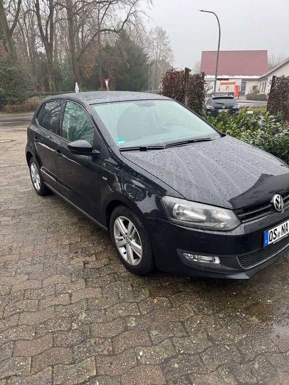 Gebraucht VW Polo Trendline 69 PS (50 kW) 2012 Schwarz Kleinwagen