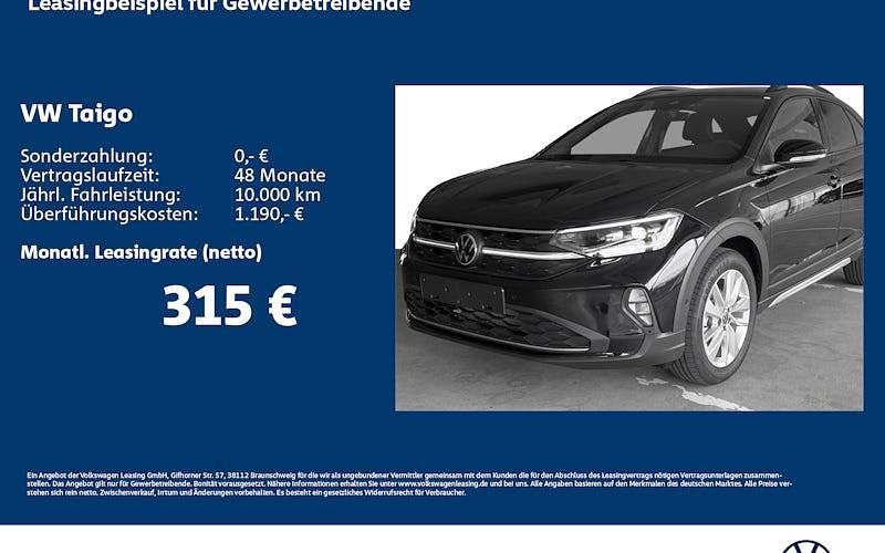 Schwarz Neu 2025 VW Taigo Life SUV | 34.414 € (Teuer) - Bild 1/4