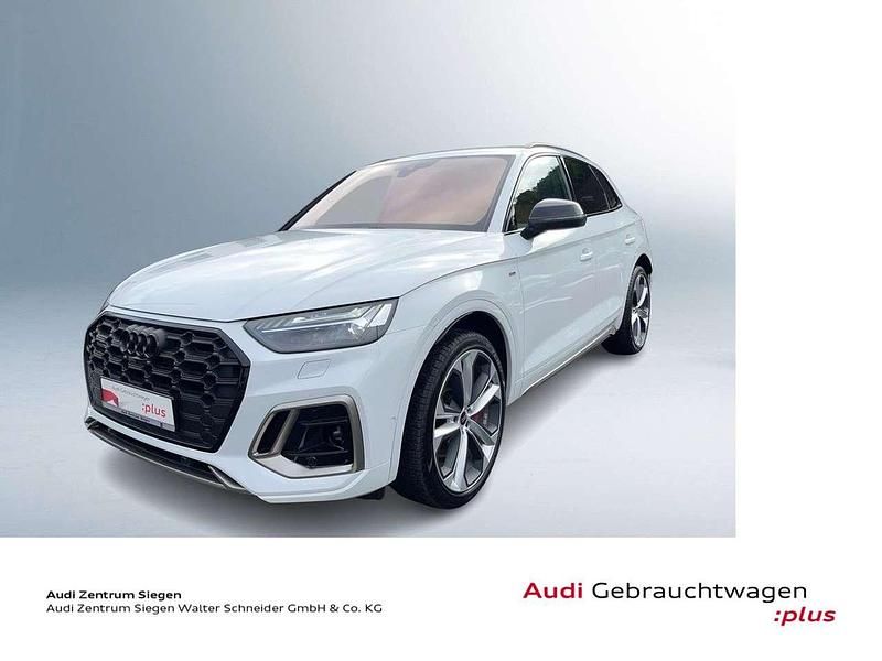 Gletscherweiß metallic Gebraucht 2024 Audi Q5 Comfort SUV | 56.500 € - Bild 1/4