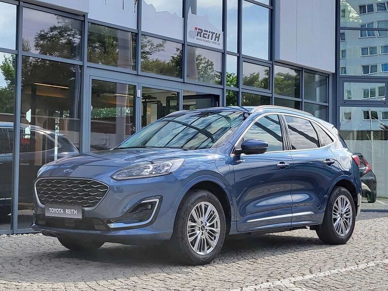 Blau Gebraucht 2022 Ford Kuga Vignale SUV | 32.783 € (Teuer) - Bild 1/4