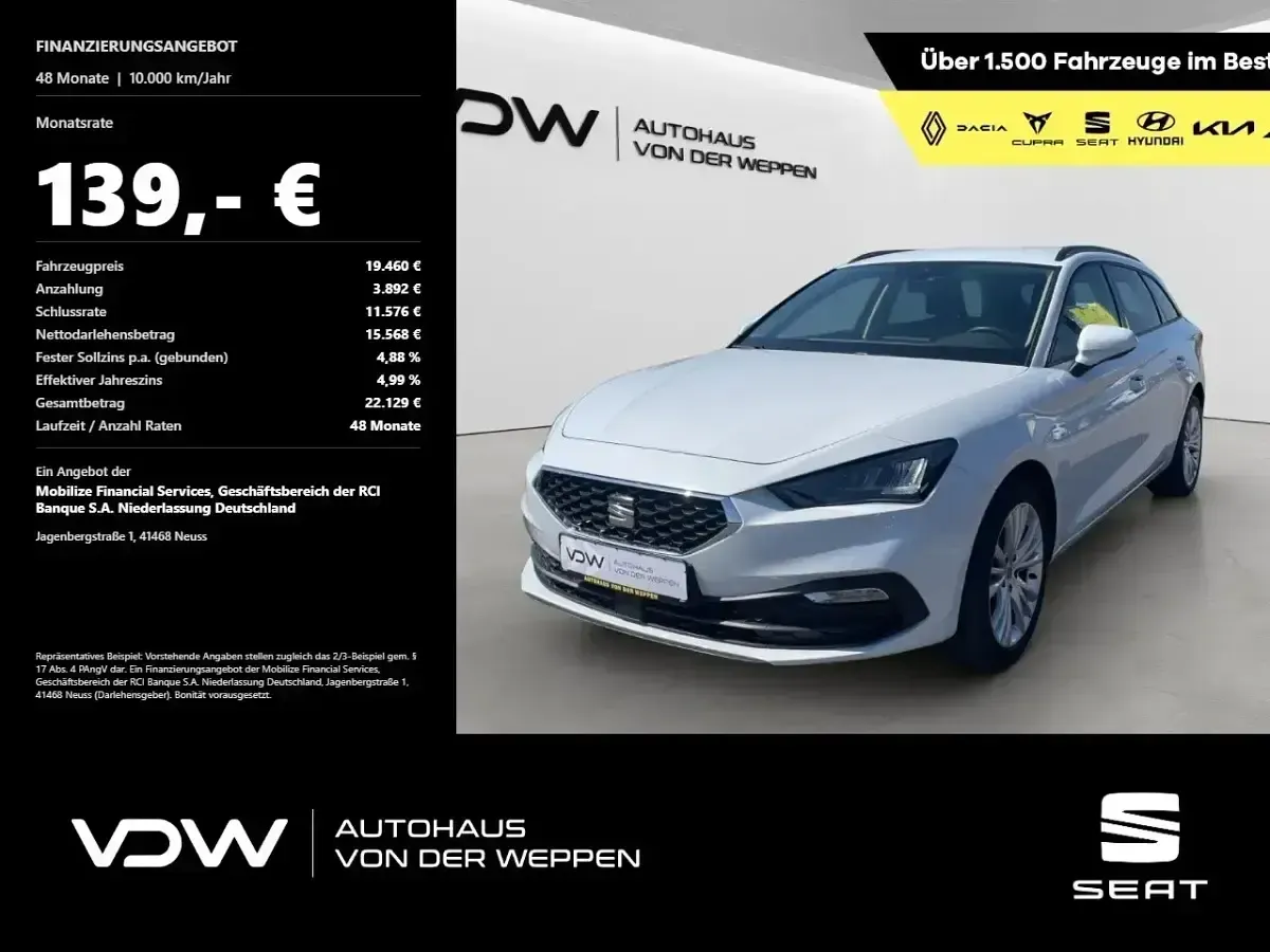 Gebraucht Seat Leon Style 81 PS (59 kW) 2024 Kombi