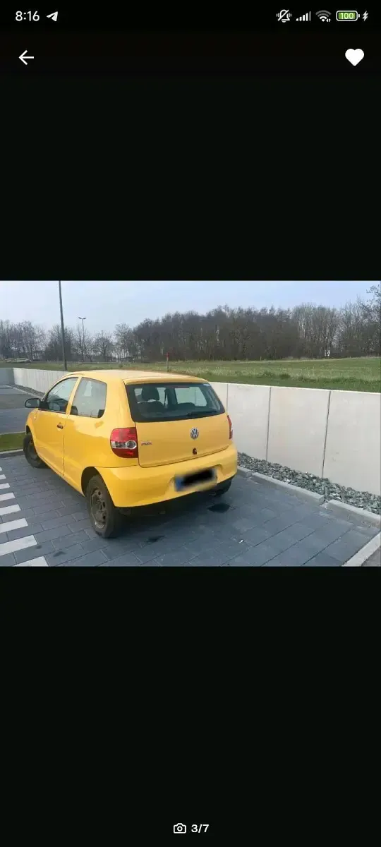 Używany VW Fox 54 KM (39 kW) 2006 Żółty Hatchback