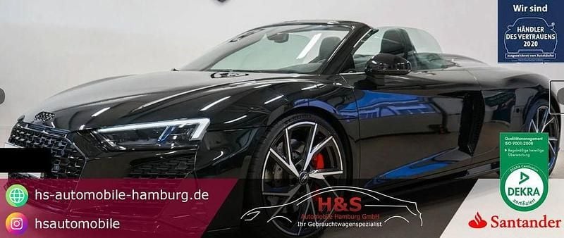 Mythosschwarz Gebraucht 2022 Audi R8 Spyder Advanced Cabrio | 137.000 € (Superpreis) - Bild 1/4
