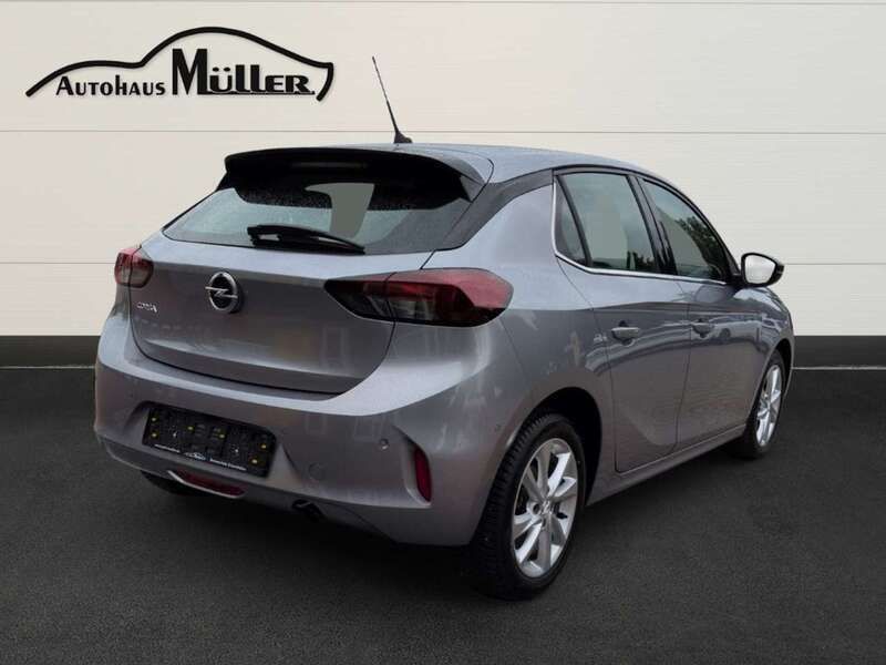 Gebraucht Opel Corsa Elegance 102 PS (75 kW) 2022 Kontrast grau/quarz silber Kleinwagen