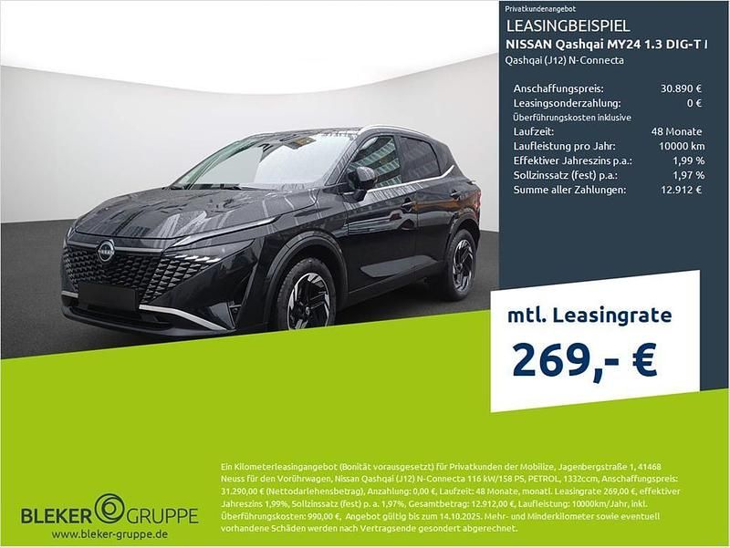 Schwarz Gebraucht 2025 Nissan Qashqai N-Connecta SUV | 30.890 € (Fairer Preis) - Bild 1/3