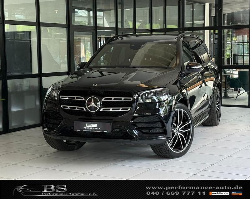 Schwarz Gebraucht 2021 Mercedes GLS400 AMG line SUV | 85.990 € (Teuer) - Bild 1/4