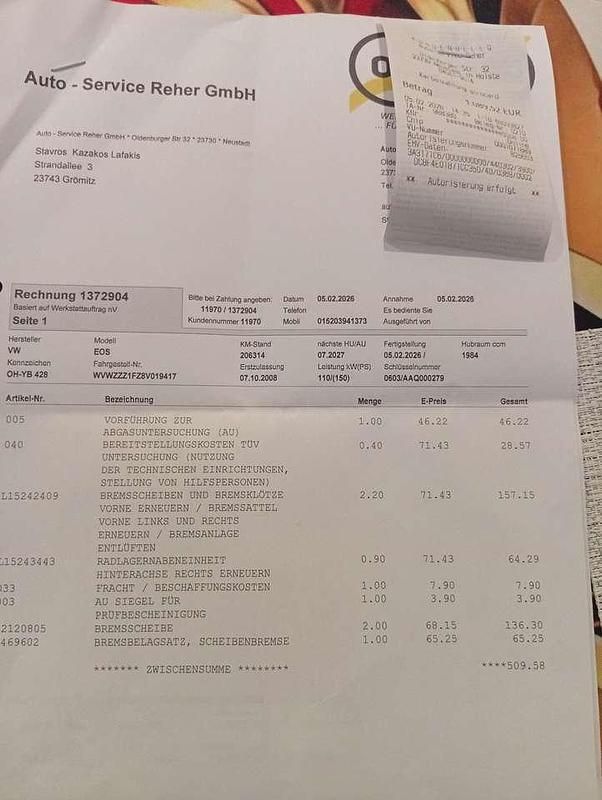 Gebraucht VW Eos 150 PS (110 kW) 2007 Cabrio