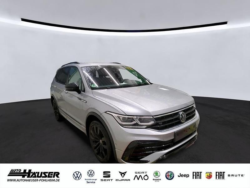 Silber Gebraucht 2021 VW Tiguan Allspace R-line SUV | 36.985 € (Etwas zu teuer) - Bild 1/3
