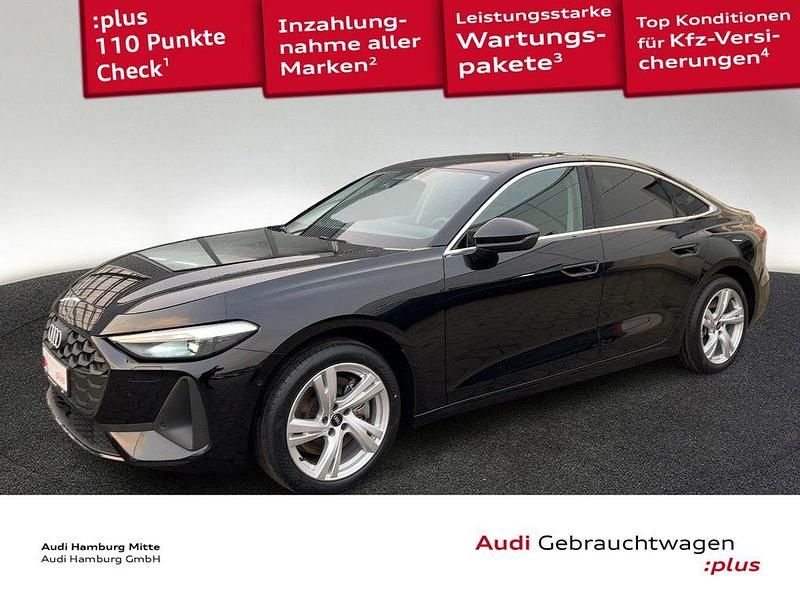 Mythosschwarz metallic Gebraucht 2025 Audi A5 Limousine | 43.330 € (Superpreis) - Bild 1/3