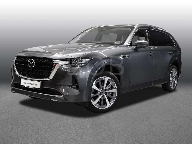 Machine gray Gebraucht 2024 Mazda CX-80 Takumi-Line SUV | 49.444 € (Guter Preis) - Bild 1/3