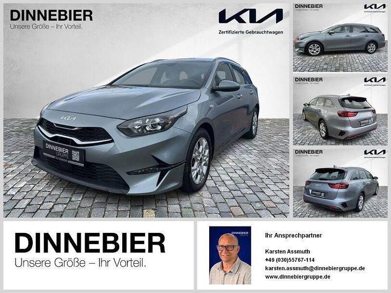 Lunarsilber met Gebraucht 2024 Kia Ceed Sportswagon Vision Kombi | 21.878 € (Superpreis) - Bild 1/3