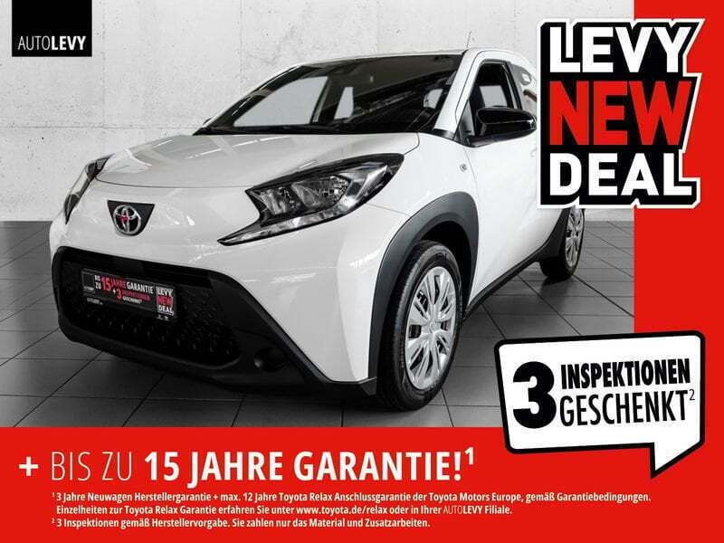 Schneeweiss 040 Neu 2025 Toyota Aygo Business Edition Kleinwagen | 17.649 € - Bild 1/3