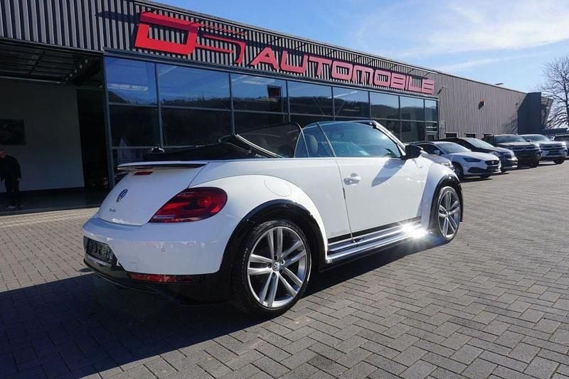 Pure white (weiß) Gebraucht 2018 VW Beetle R-line Cabrio | 21.990 € (Fairer Preis) - Bild 1/4