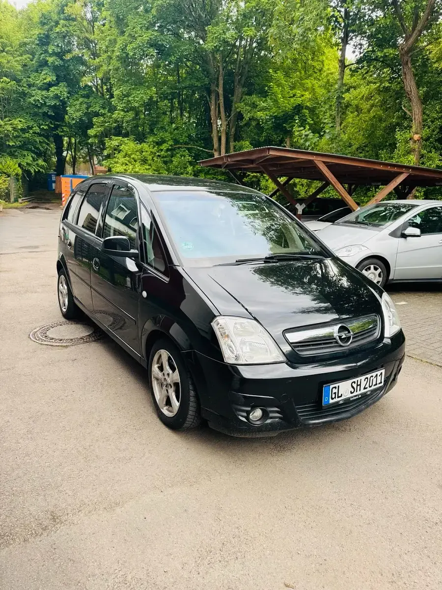 Gebraucht Opel Meriva 100 PS (73 kW) 2008 Schwarz Van / Kleinbus