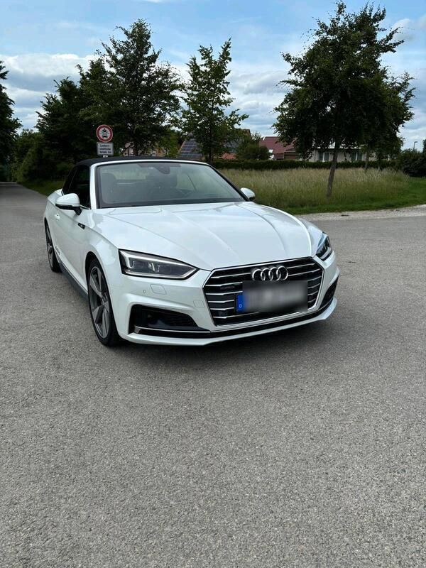Weiß Gebraucht 2017 Audi A5 Cabriolet S-Line Cabrio | 27.999 € (Fairer Preis) - Bild 1/4