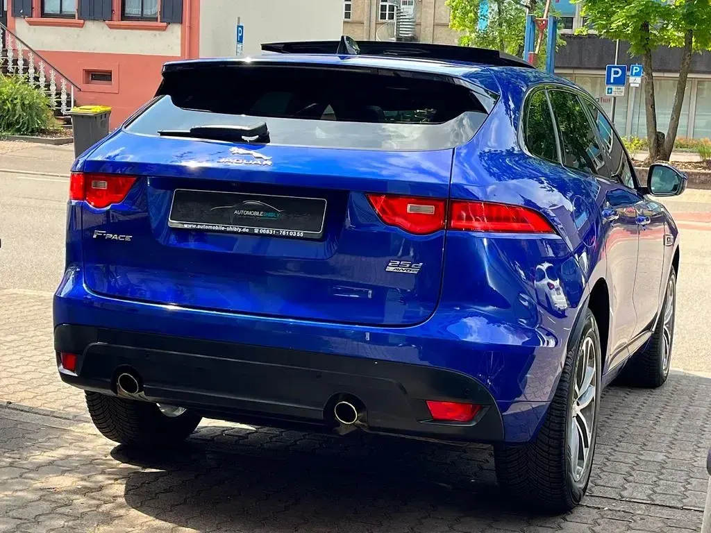 Gebraucht Jaguar F-Pace R-Sport 241 PS (177 kW) 2020 Blau SUV